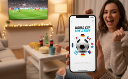 App to watch the World Cup for free.