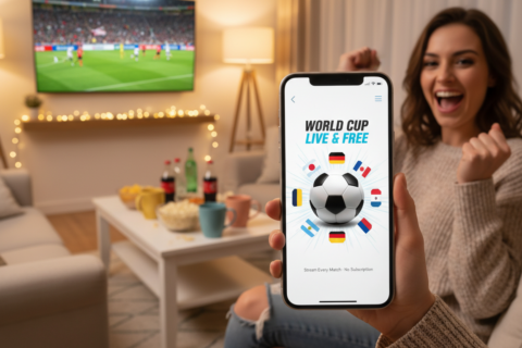 App to watch the World Cup for free.